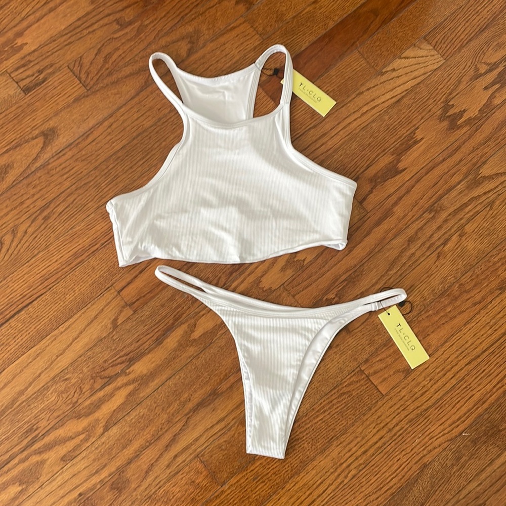 Tan Lines Collection - white bikini NWT